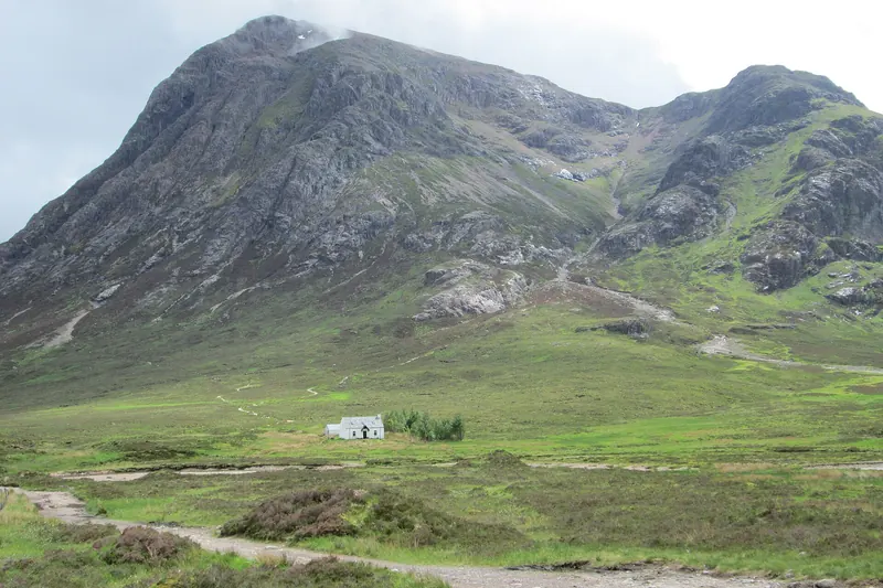 The pyramid peak of Buachaille Etive Mòr above Glencoe