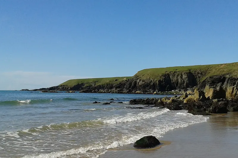 The sandy cove of Porth Oer (Whistling Sands) on the Llŷn Peninsula