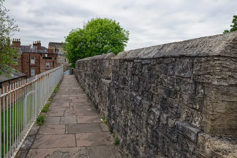 York's medieval city walls near Monk Bar