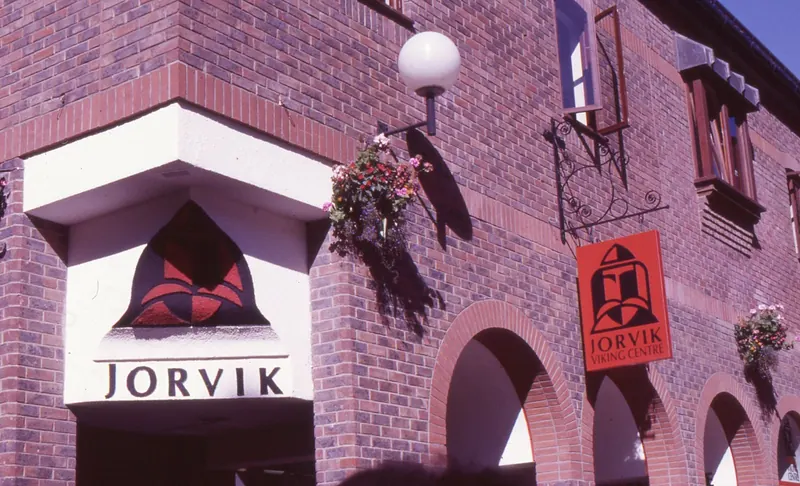 The entrance to the Jorvik Viking Centre in York