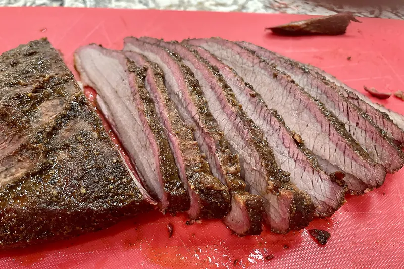 Smoked brisket, Texas barbecue style