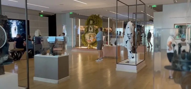 Inside the International African American Museum on Gadsden's Wharf