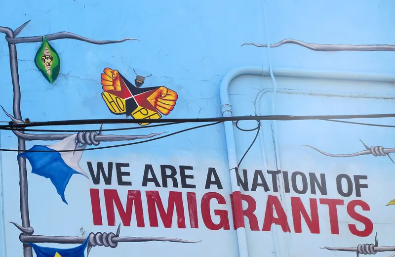 A mural in the Pilsen neighbourhood