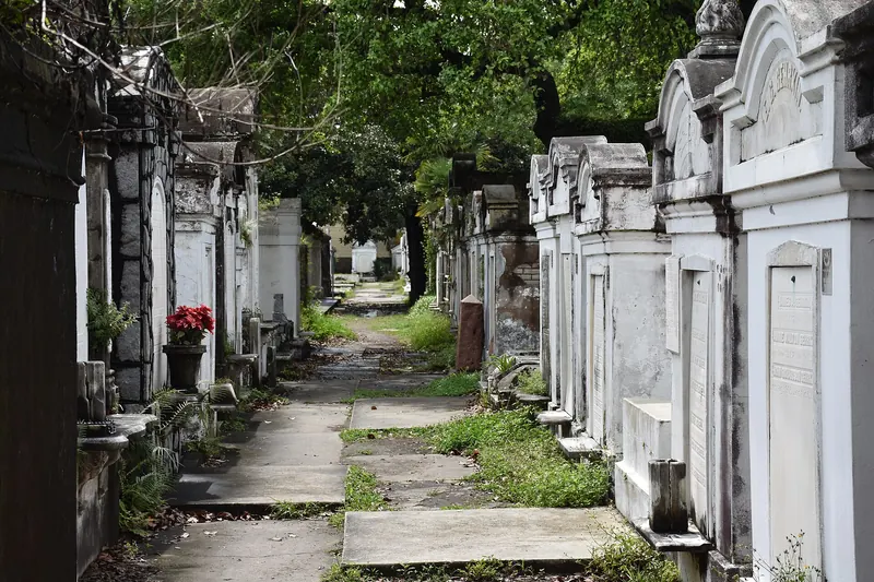 Above-ground tombs at Lafayette Cemetery No. 1