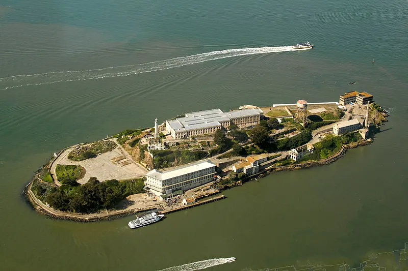 Alcatraz Island in San Francisco Bay