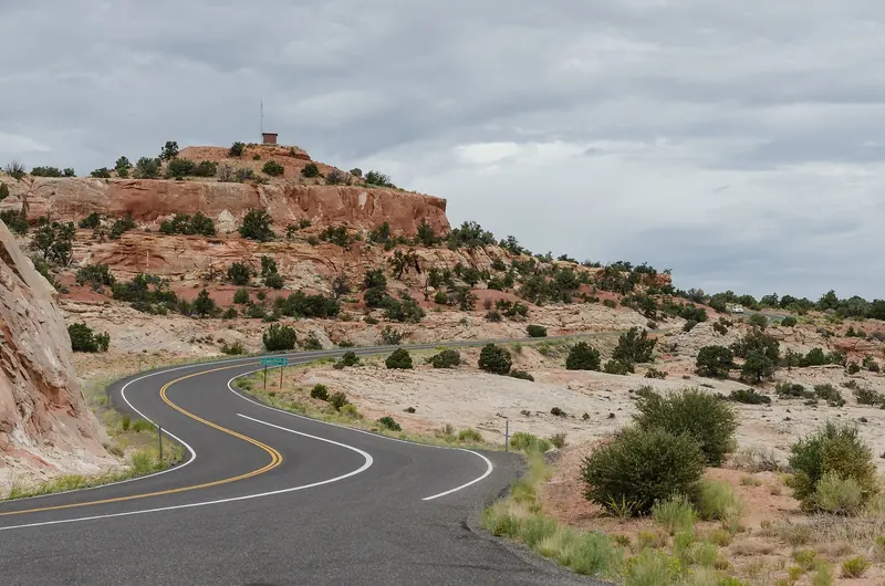 Scenic Byway 12 crossing the Utah high country