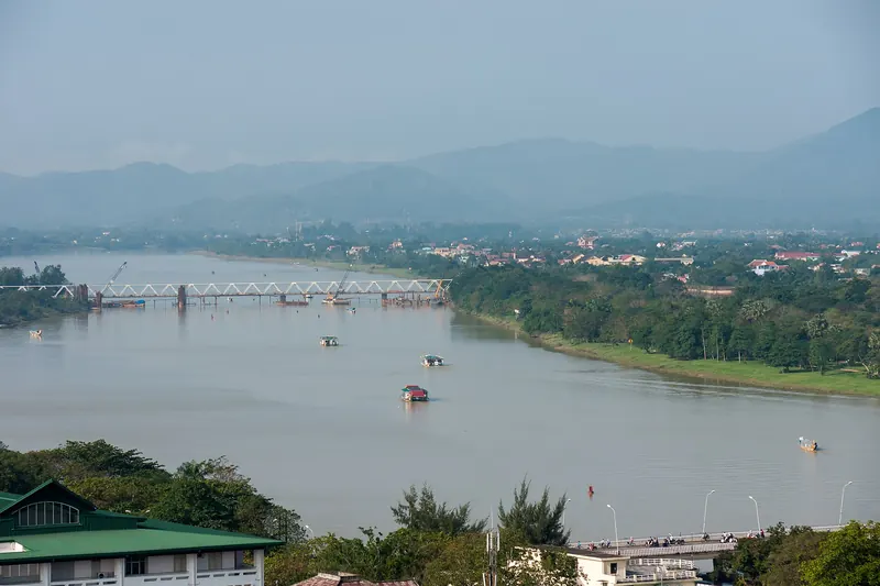 Boats on the Perfume River in Hue