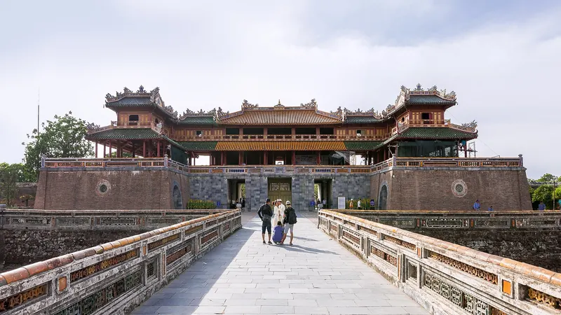 The Meridian Gate of the Imperial City in Hue