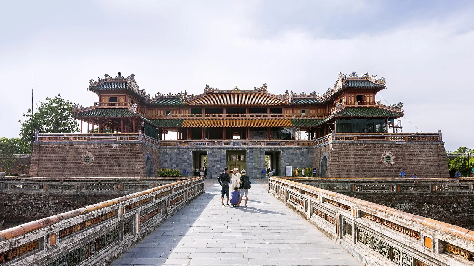 The Meridian Gate of the Imperial City in Hue