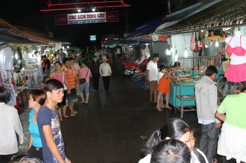 Stalls at the Dinh Cau Night Market in Duong Dong, Phu Quoc